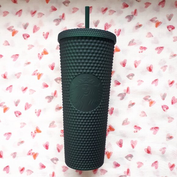 Starbucks: Forest Green Matte Soft-Touch Studded Tumbler - Venti - Picture 3 of 9